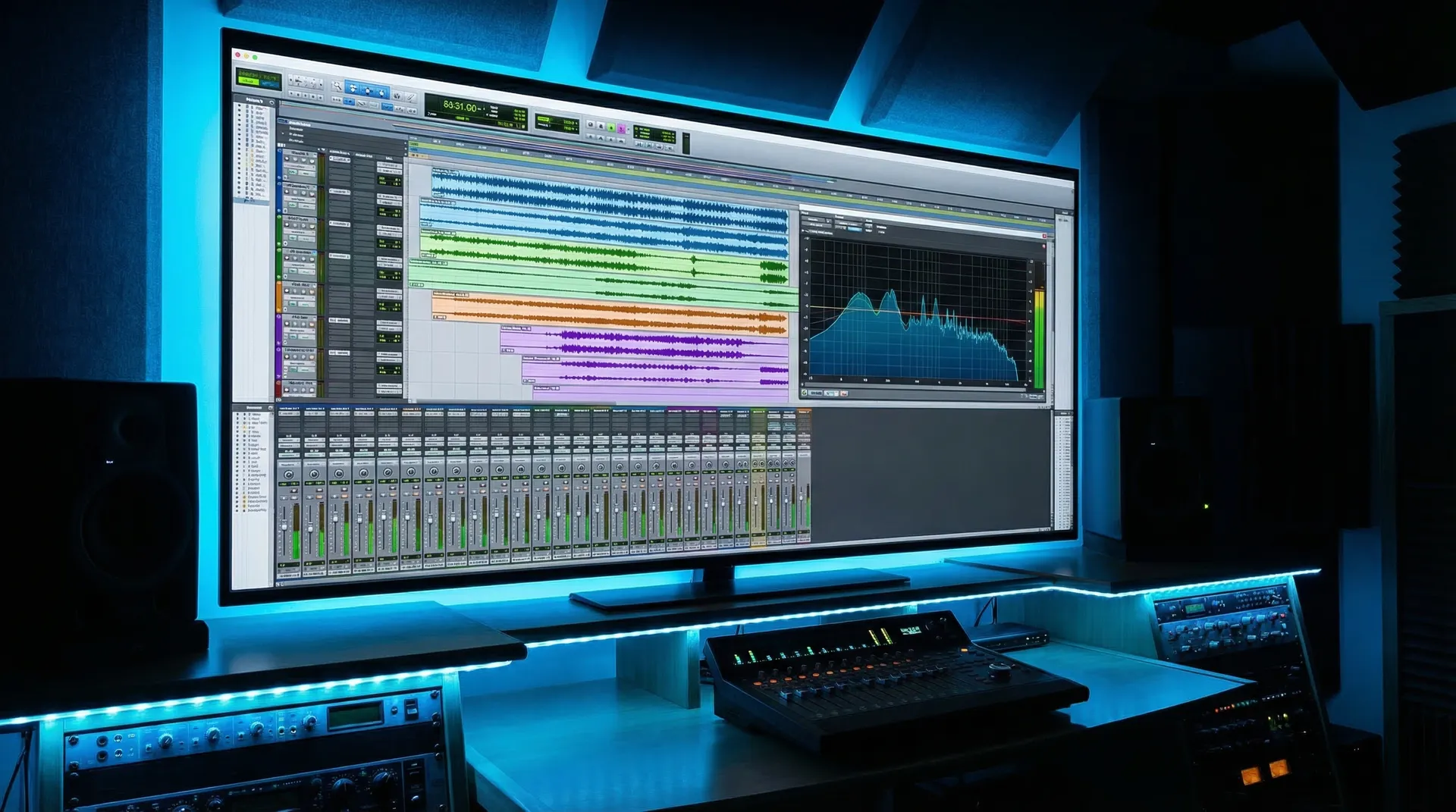 早泄警犬在线混音台 DAW 界面